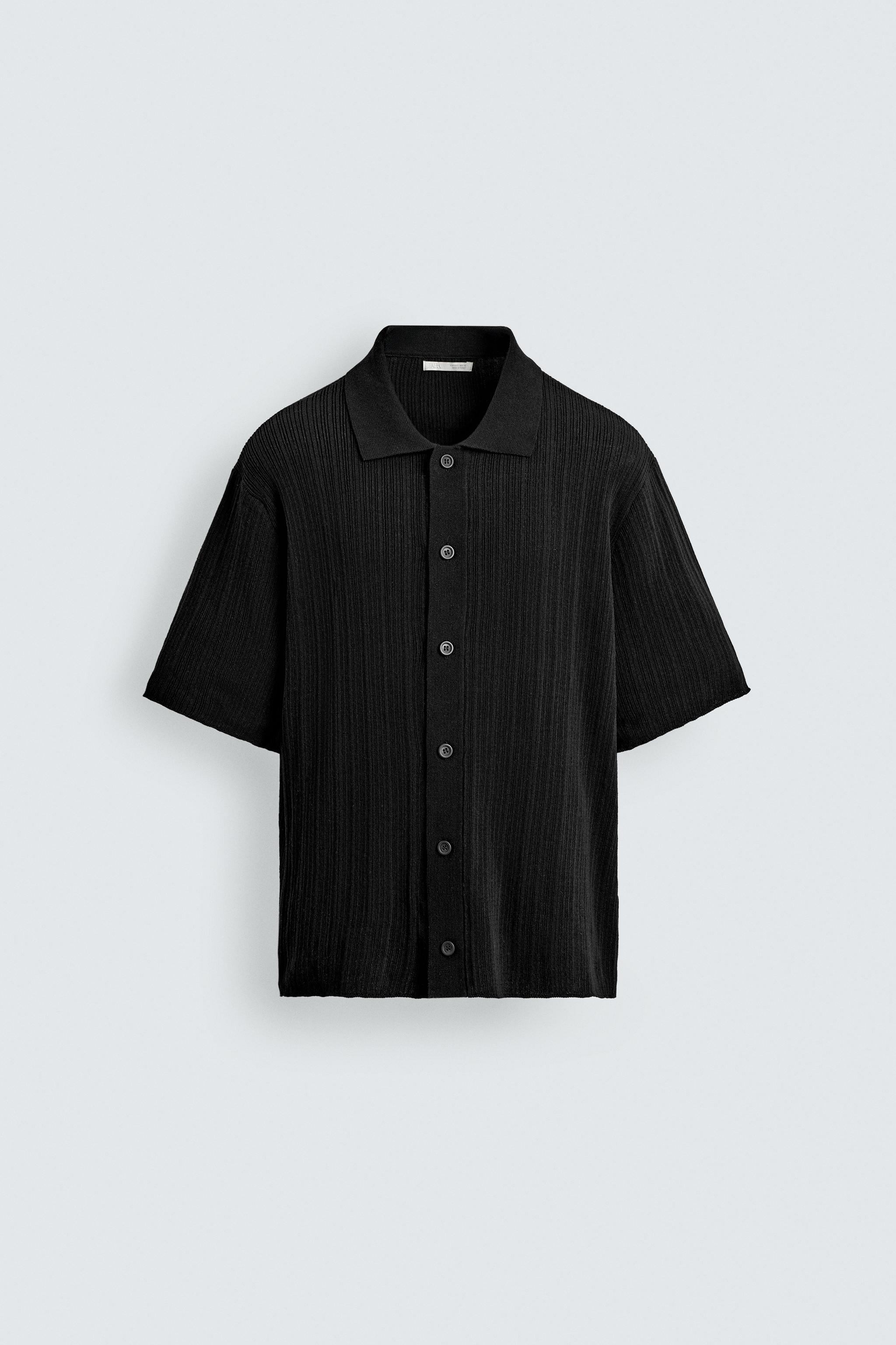 CHEMISE EN MAILLE STRUCTURÉE